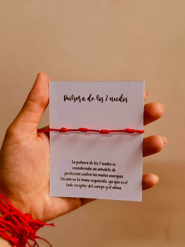 Producto - Pulsera 7 nudos