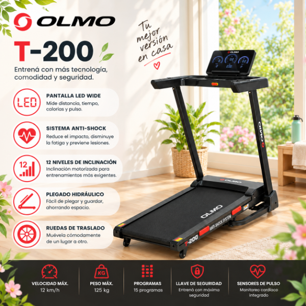 Producto - CINTA CAMINADORA OLMO T-200 - 0