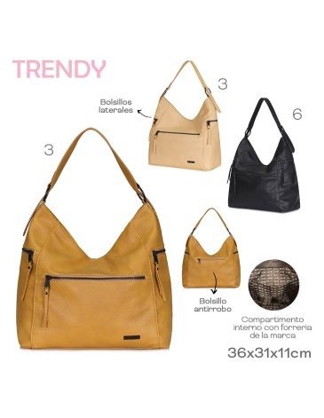 Producto - CARTERA TRENDY SKU 17026 SOLO COLOR KAKY