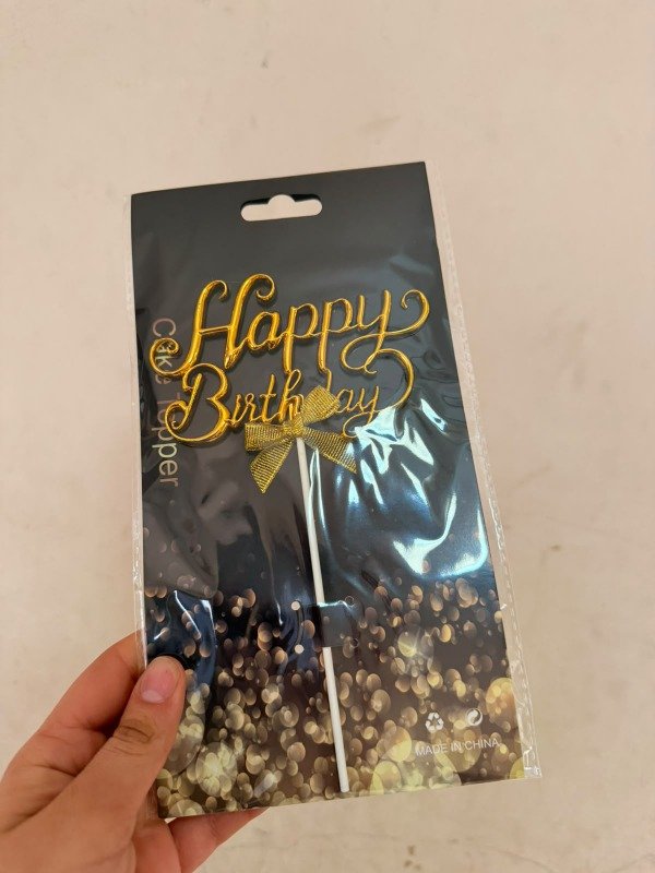 Producto - Topper happy birthday - varios modelos - 3