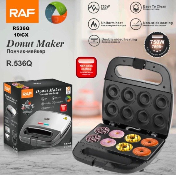 Producto - Máquina para 8 Mini Donas Antiadherente Raf-532Q