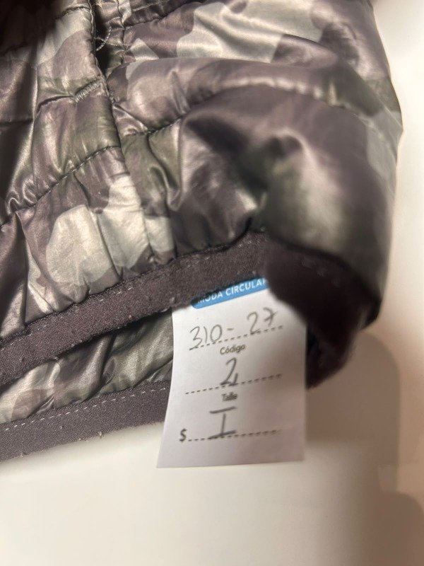 Producto - Campera inflable camuflada con capucha CHK - 3