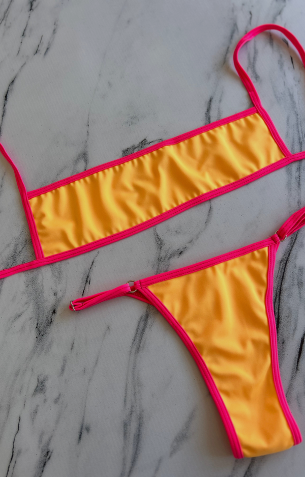 Producto - Bikini 6120 durazno/fucsia