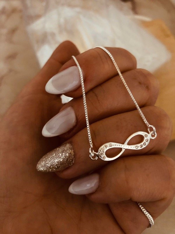 Producto - Conjunto Infinito micropave Plata 925 con extensión