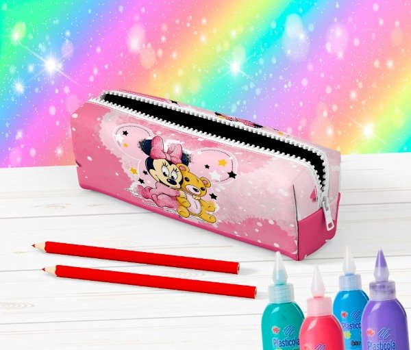 Producto - CARTUCHERA TUBO MINNIE BEBE ROSA