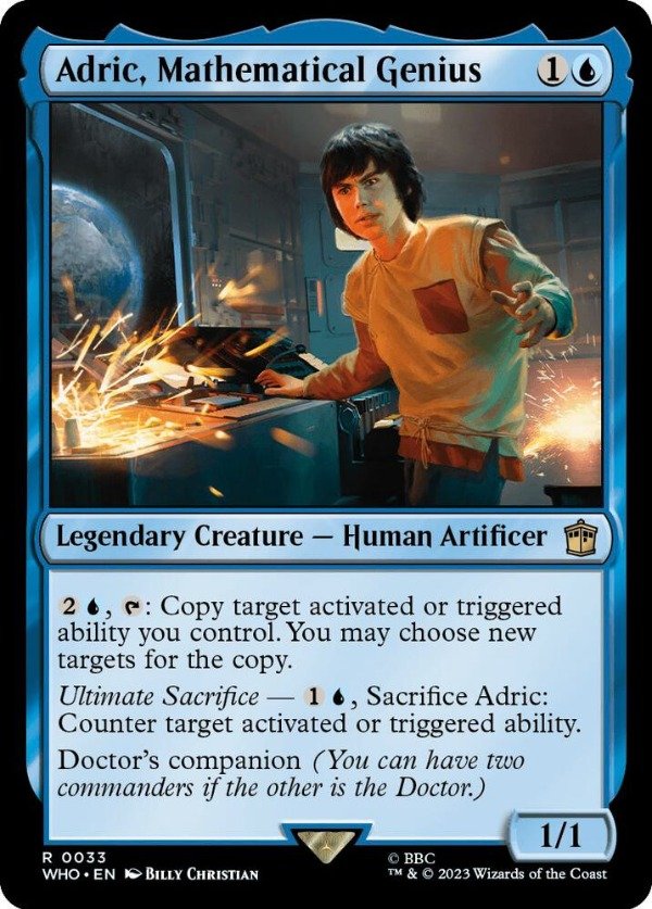 Producto - Adric, Mathematical Genius #33  Doctor Who