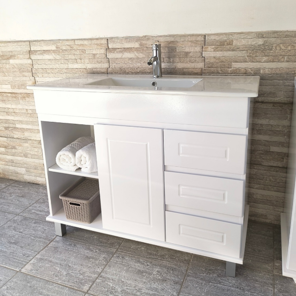 Producto - Vanitory de 1 metro blanco