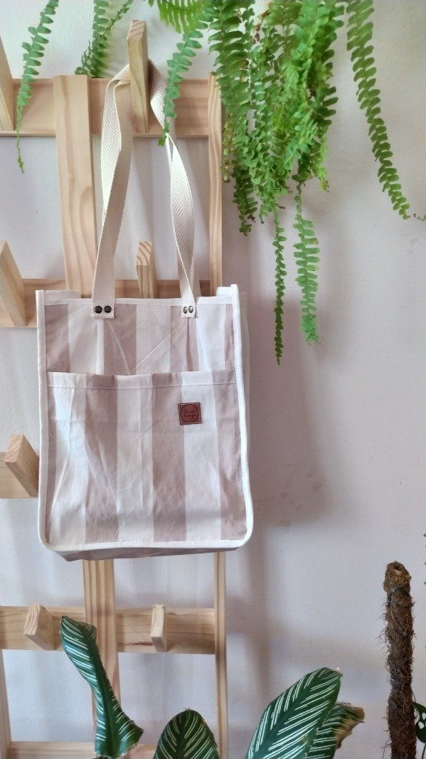 Producto - Bolso matero rayas