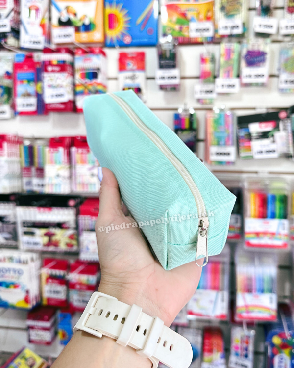 Producto - Cartuchera tubo mediano aqua