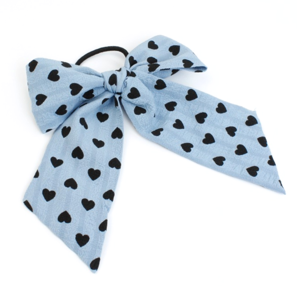 Producto - moño Baby Blue (corazones)