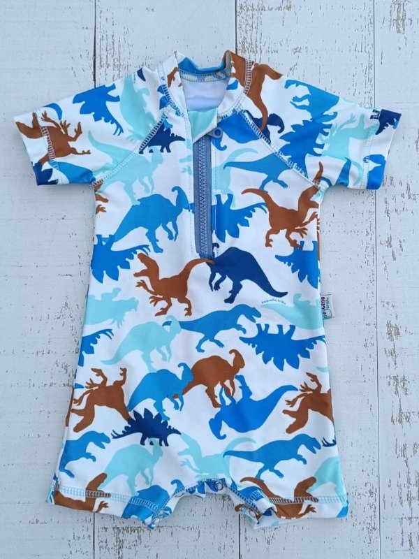 Producto - ENTERITOS UV MANGA CORTA DINOS BEIGE