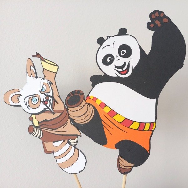 Producto - Set Cake Topper Kun Fu Panda