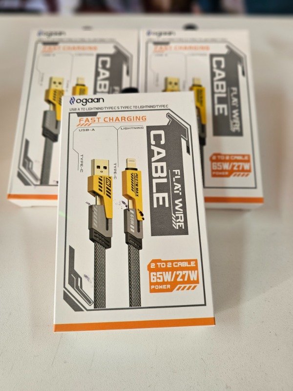 Producto - Cable USB Flatwire 4 in 1cable 65W