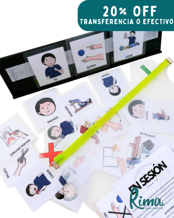 Producto - Kit BÁSICO (en sesión) atril +30 pictos