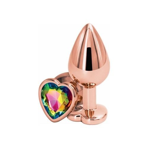 Producto - Plug Anal Metal Rosa Con Joya Small Cod A19-31