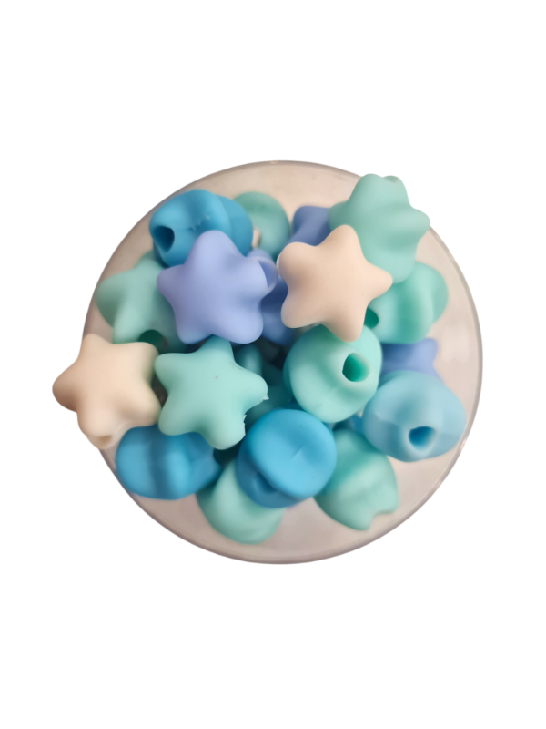 Producto - ESTRELLAS SILICONADAS AZULES