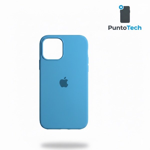 Producto - Silicon case iPhone 16 pro celeste