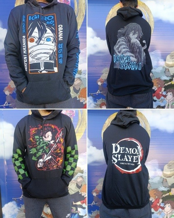 Producto - Buzos Oversize Tanjiro y Obanai Kimetsu no Yaiba (Ingrese para elegir modelo)