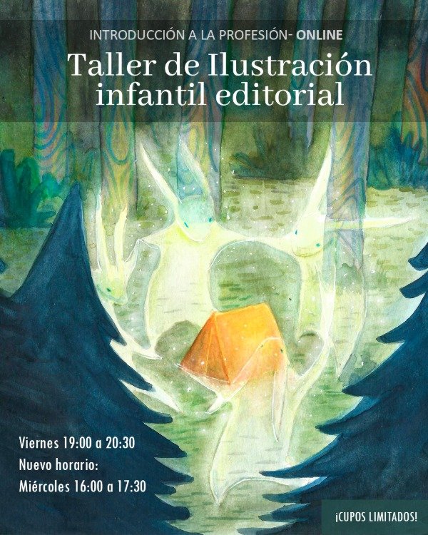 Producto - Taller introductorio de ilustración infantil editorial online -PAGO MENSUAL