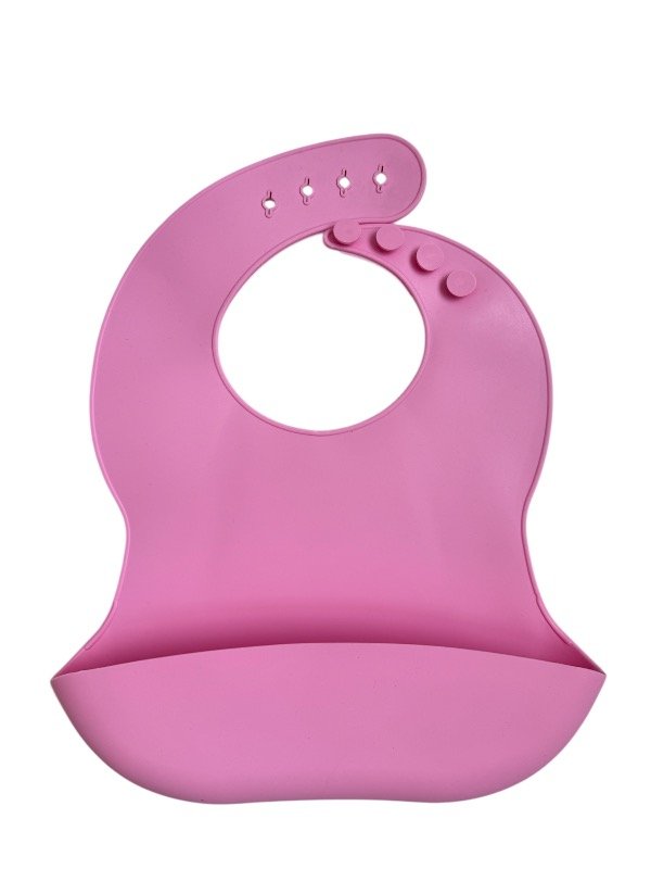 Producto - Babero silicona rosa