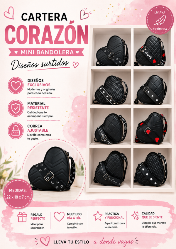 Producto - Bandolera corazon