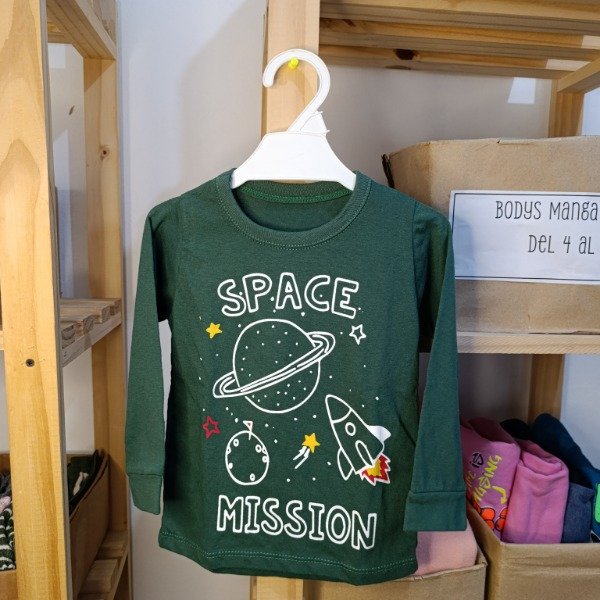 Producto - TALLE 4 - Camiseta espacial