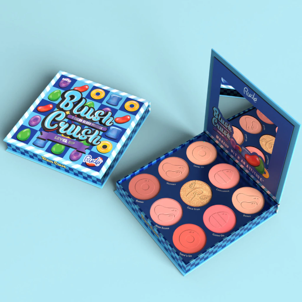 Producto - PALETA DE RUBORES BLUSH CRUSH / LEVEL UP RUDE COSMETICS - 0