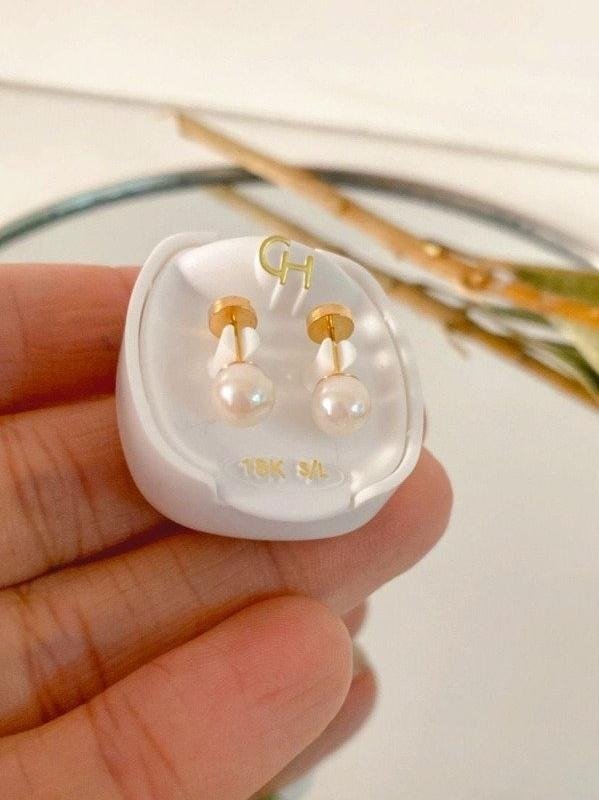 Producto - Abridor perla 6 mm oro 18 k