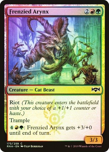 Producto - Frenzied Arynx Foil  Ravnica Allegiance