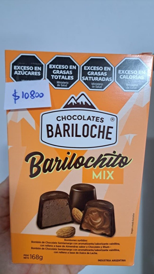 Producto - Bariloche Barilochito Mix Bombones Surtidos 168 gramos