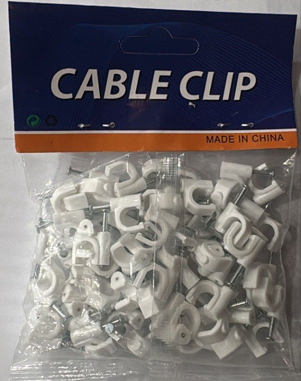 Producto - Grampas Clip 8mm Con Clavo 80 Unidades