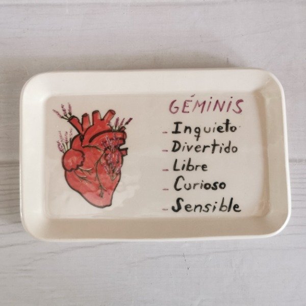 Producto - Platito Corazón de Géminis