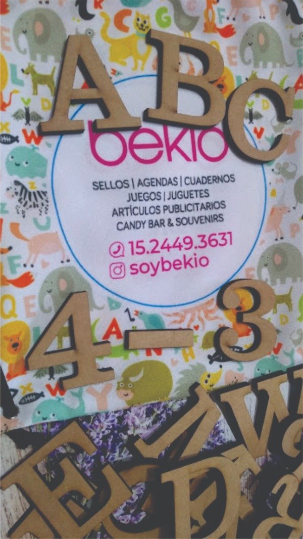 Producto - Letras Abecedario