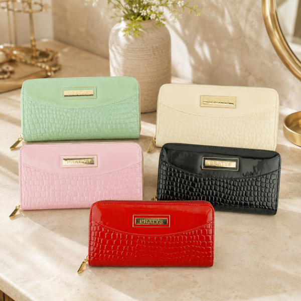 Producto - BILLETERA GRANDE ACHAROLADA CROCO 19 CM X 9.5 CM - 5