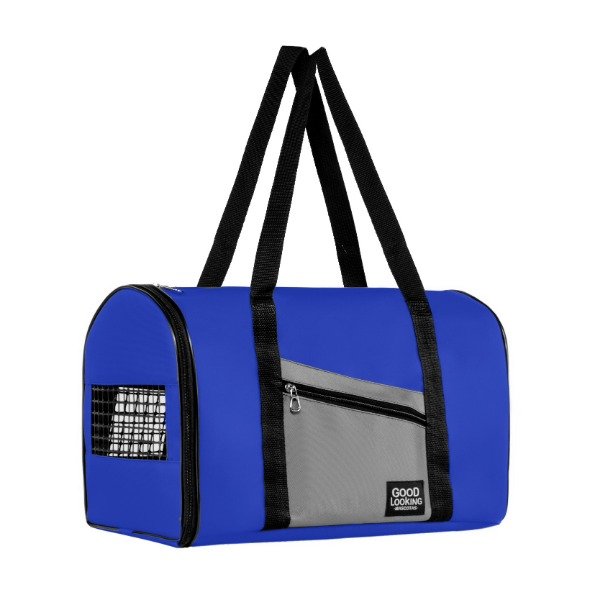 Producto - Bolso Transportador Liviano para Perros y Gatos - Uso Diario - AZUL