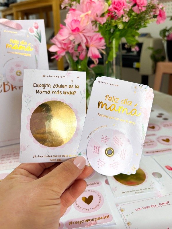 Producto - Tarjeton Espejo Mamá