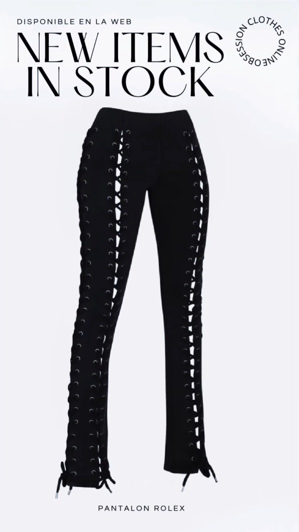 Producto - Pantalon Rolex Negro