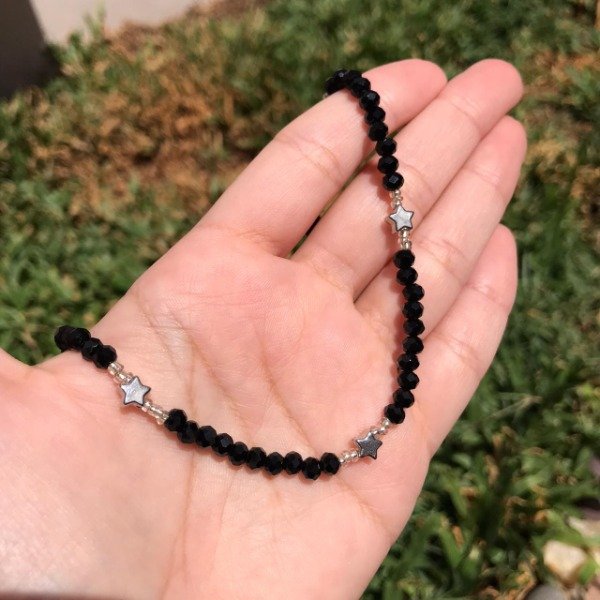 Producto - Chocker negro con estrellas