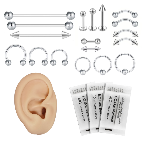 Producto - KIT DE PRACTICA COLOCACION PIERCING