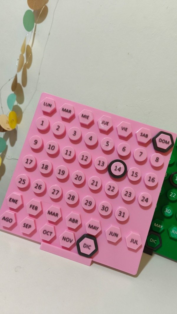 Producto - CALENDARIO PERPETUO (Elegí el color!)