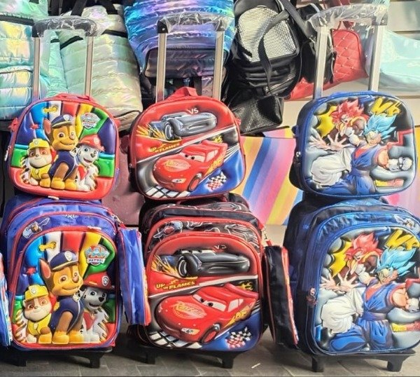 Producto - Mochila carrito varios personajes