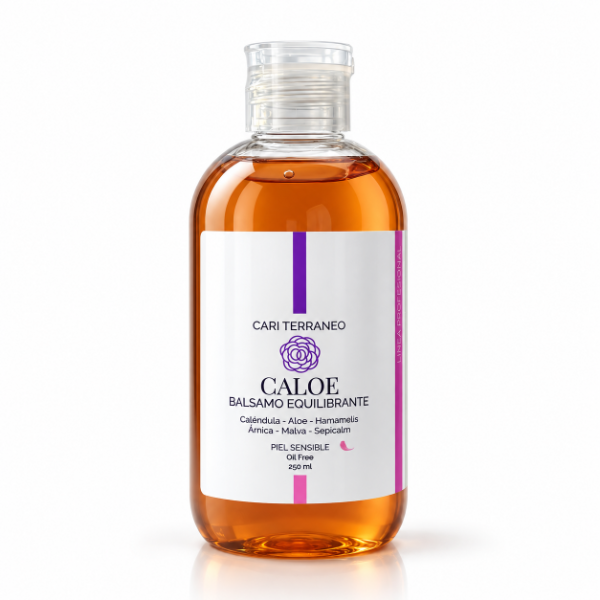 Producto - CALOE 250 ML- Bálsamo GEL Equilibrante -PIEL SENSIBLE- Cari Terraneo