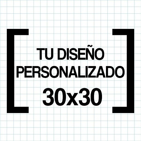 Producto - Vinilo de corte 30x30cm personalizado