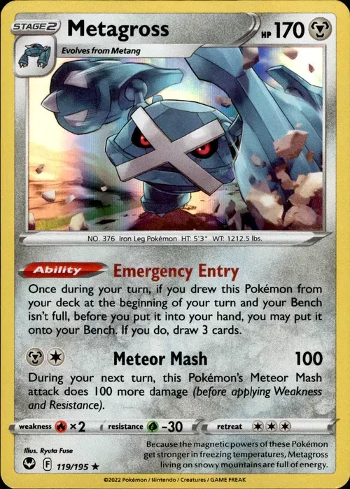 Producto - Metagross - 119/195 - Silver Tempest - Holo