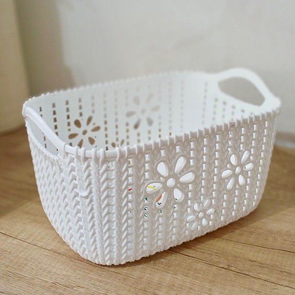 Producto - Cesta Con Asas Sin Tapa Blanca 3.5L 1930