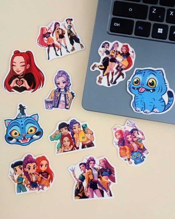Producto - Stickers Guerreras Kpop x10
