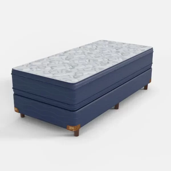 Producto - Conjunto de Resorte Onix con Euro Pillow - 1 Plaza y Media