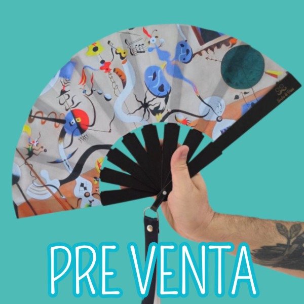 Producto - PREVENTA Abanico "Carnaval del Arlequin" -CON ACCESORIOS-