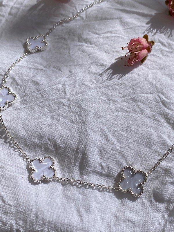 Producto - Collar trébol blanco van cleef