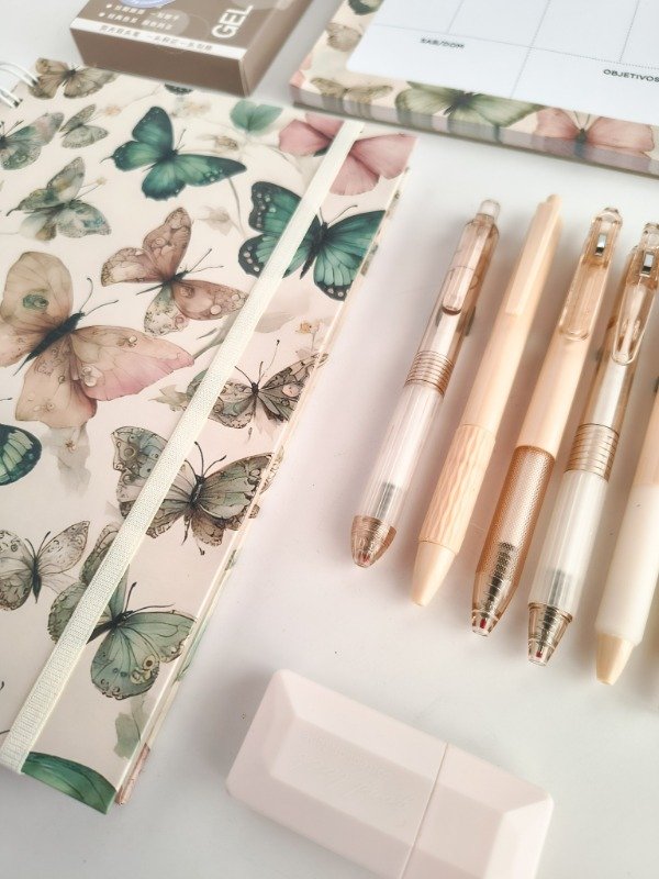 Producto - Combo cuaderno + organizador semanal + accesorios - Beige - 8